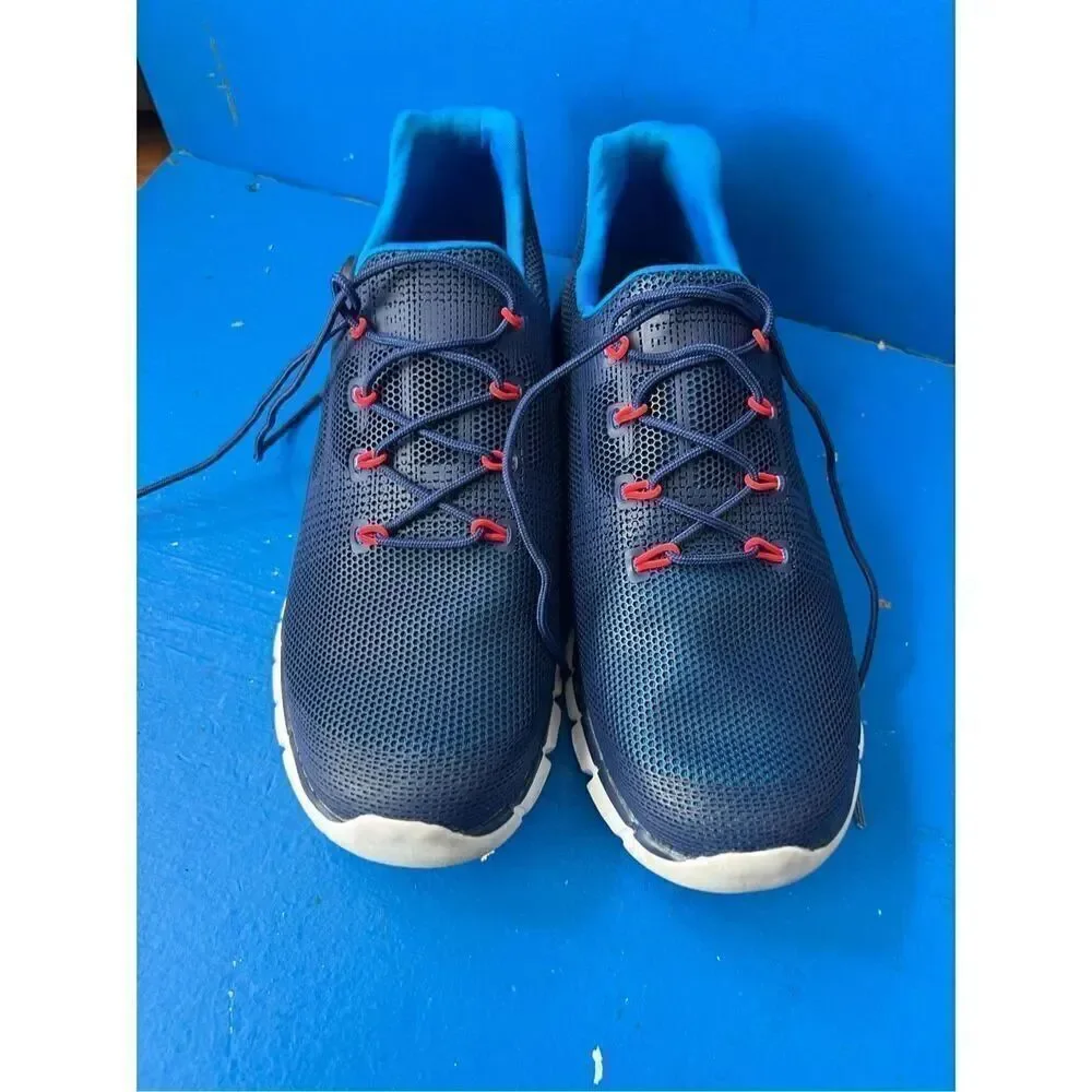 Reebok Z Pump Fusion Running Athletic Navy/Red detail Lace Up men size 9.5